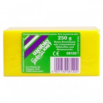 Blockknete 250 g, gelb