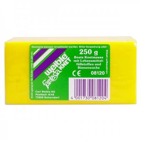 Blockknete 250 g, gelb
