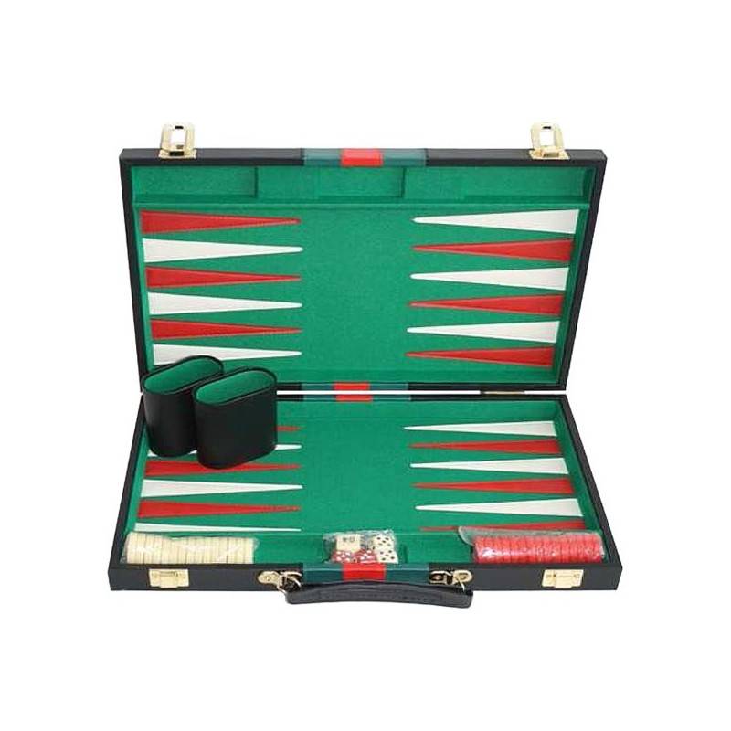 Backgammon Koffer schwarz