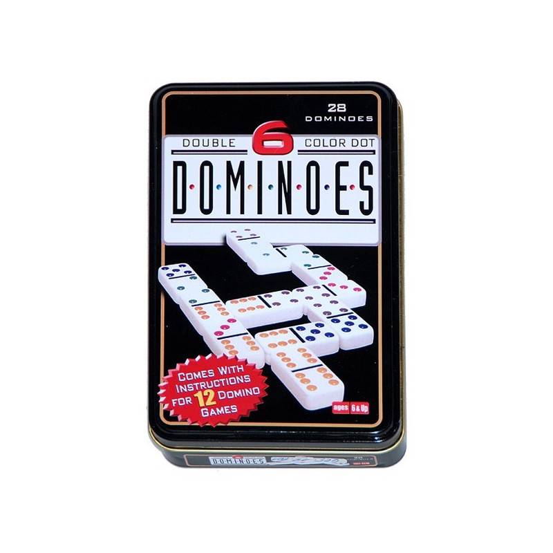 Domino Color 6, 28 Steine
