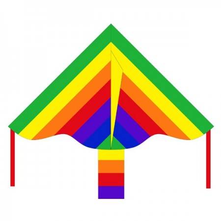 Drachen Simple Flyer Rainbow