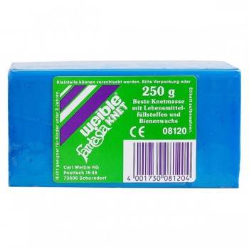 Blockknete 250 g, blau