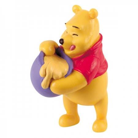 Pooh stehend mit Honigtopf