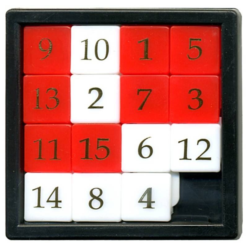 Zahlenschiebe-Puzzle, klein