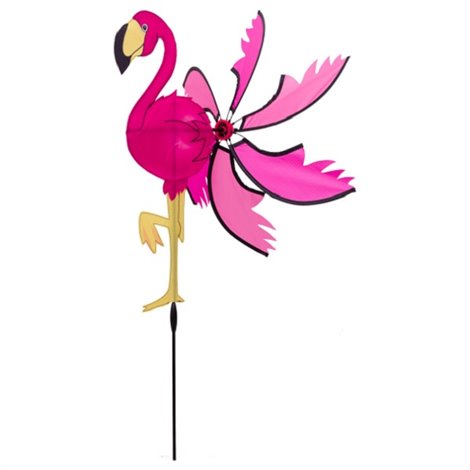Windspiel Spinning Flamingo