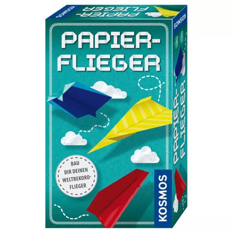 Reisespiel Papier-Flieger