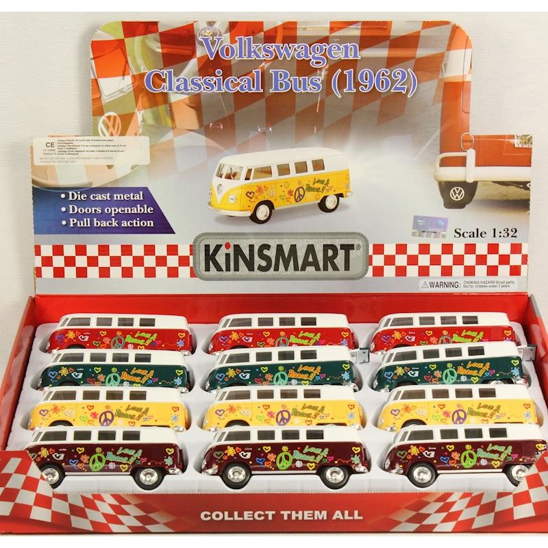 Hippie Bus VW 12 cm