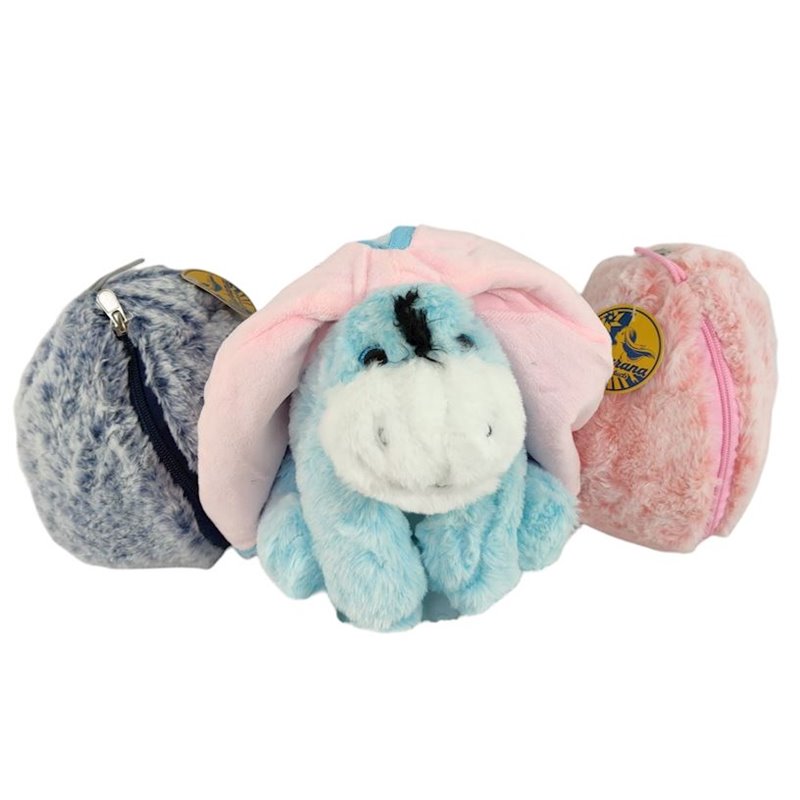 Plüsch Esel in Kissen 20 cm