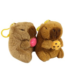 Plüsch Capybara Schlüsselanhänger 