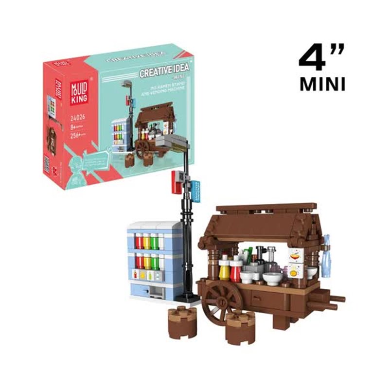 Mould King Ramen Stand und Verkaufsautomat